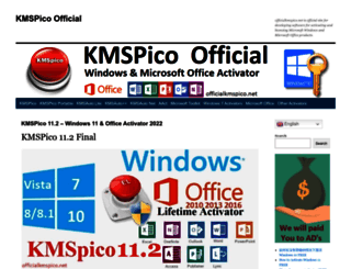 officialkmspico.net screenshot