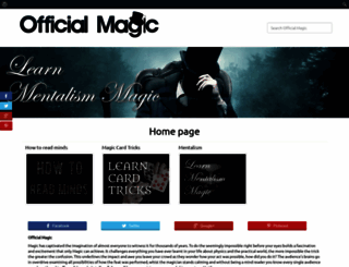 officialmagic.com screenshot