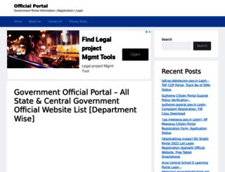 officialportal.in screenshot