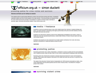 officium.org.uk screenshot