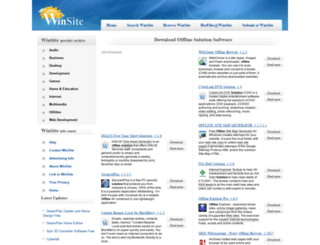 offline-solution.winsite.com screenshot