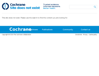 offline.cochrane.org screenshot
