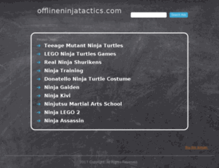 offlineninjatactics.com screenshot