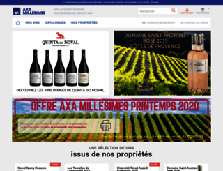 offre-axa-millesimes.com screenshot