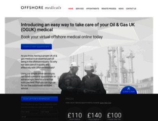 offshore-medicals.co.uk screenshot
