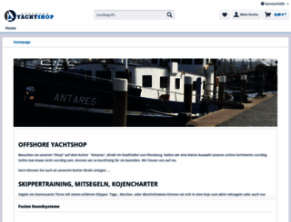 offshore-yachtshop.de screenshot