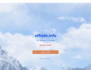 offside.info screenshot