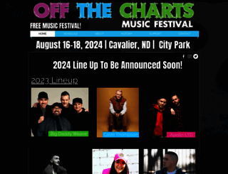 offthechartsnd.com screenshot