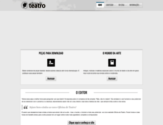 oficinadeteatro.com screenshot