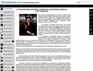 oficinanotarial.com screenshot