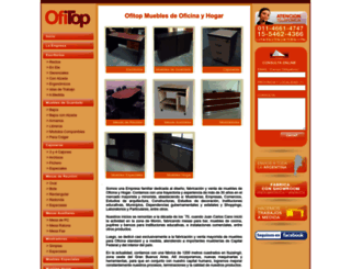 ofitopmuebles.com.ar screenshot