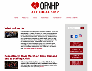 ofnhp.aft.org screenshot