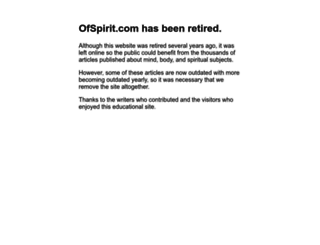 ofspirit.com screenshot