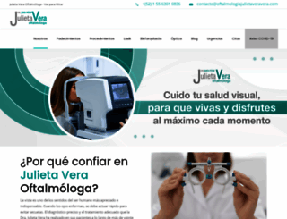 oftalmologiajulietavera.com.mx screenshot
