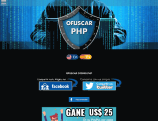 ofuscarphp.com screenshot