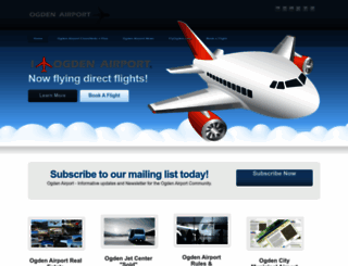 ogdenairport.com screenshot