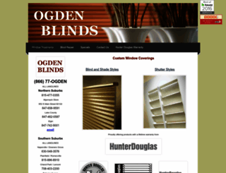 ogdenblinds.com screenshot