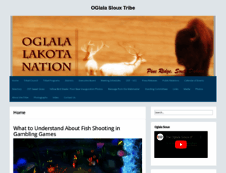 oglalalakotanation.org screenshot