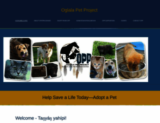 oglalapetproject.org screenshot