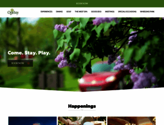 oglebay-resort.com screenshot