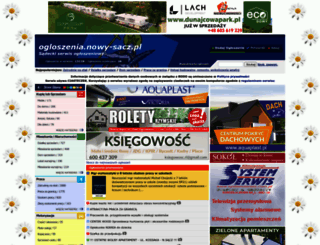 ogloszenia.nowy-sacz.pl screenshot