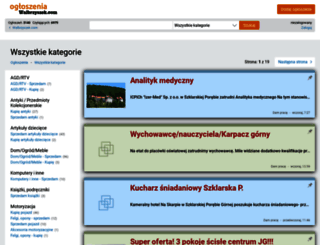 ogloszenia.walbrzyszek.com screenshot