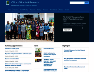 ogr.knust.edu.gh screenshot