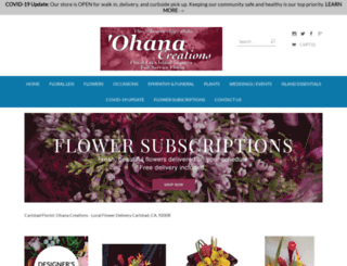 ohanacreations.com screenshot