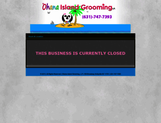 ohanaislandgrooming.com screenshot