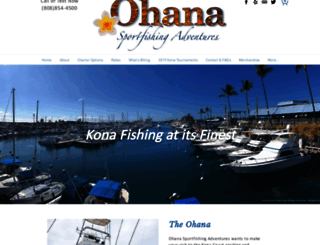 ohanasportfishing.com screenshot