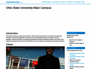 ohio.stateuniversity.com screenshot
