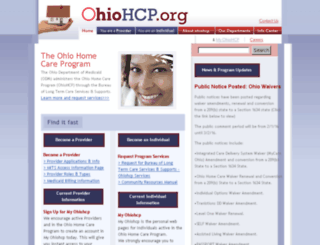 ohiohcp.org screenshot