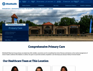 ohiohealthprimarycarelancaster.com screenshot