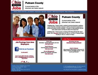ohiomeansjobs-putnam-county.com screenshot