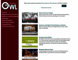 ohioweblibrary.org screenshot