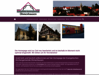 ohmenhausen-evangelisch.de screenshot