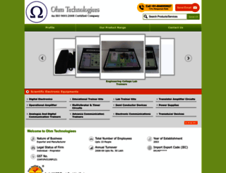 ohmtechnologiees.com screenshot