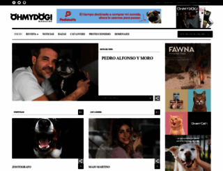 ohmydogmagazine.com.ar screenshot