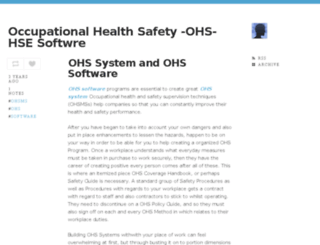ohs-hse-software.tumblr.com screenshot