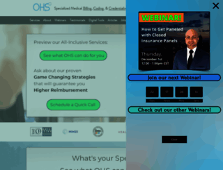 ohsbilling.com screenshot