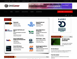 ohscareer.com.au screenshot
