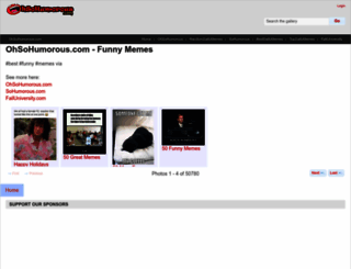 ohsohumorous.com screenshot