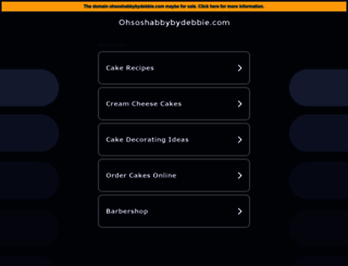 ohsoshabbybydebbie.com screenshot