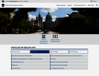 oig.pa.gov screenshot