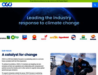 oilandgasclimateinitiative.com screenshot