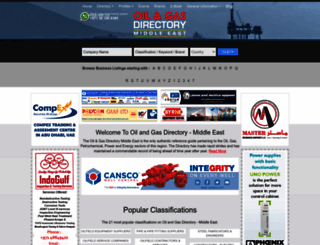 oilandgasdirectory.com screenshot