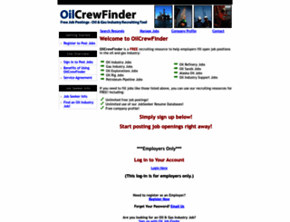 oilcrewfinder.com screenshot