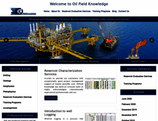 oilfieldknowledge.com screenshot