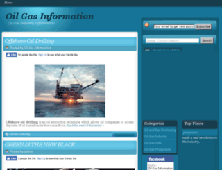oilgasinformation.com screenshot