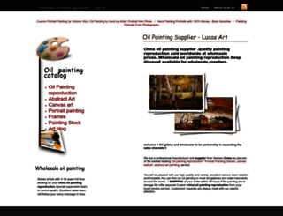 oilpaintinglucasart.com screenshot